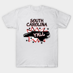 South Carolina State Pride Y'all T-Shirt